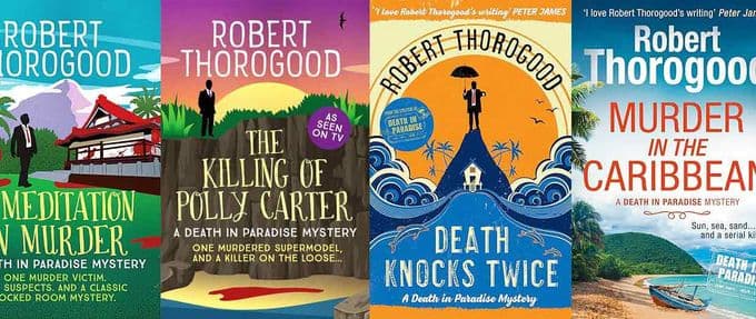 collage of robert thorogood books