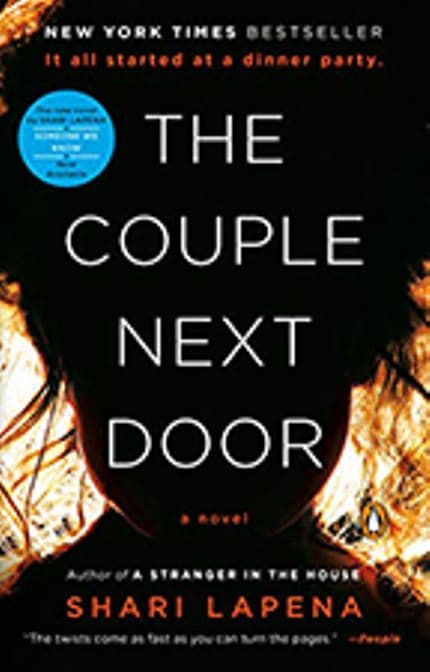 The couple next door by shari lapena, a domestic thriller book