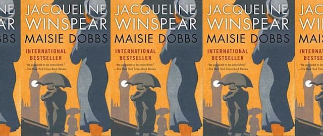 Thank You For Entering the Maisie Dobbs, the First Book in Jacqueline Winspear's Internationally Bestselling Detective Mystery Series Sweepstakes