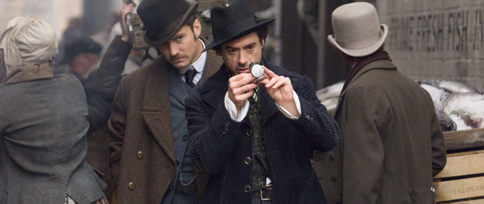 a still of robert downey jr. as sherlock holmes in the 2009 film