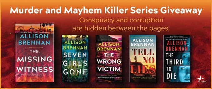 Win the Entire Quinn &amp; Costa Thriller Series by Allison Brennan