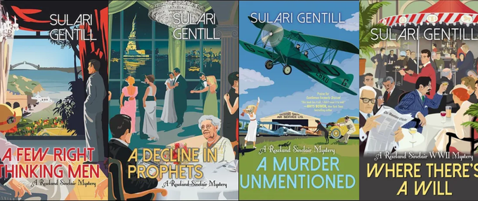 4 rowland sinclair mystery series book covers