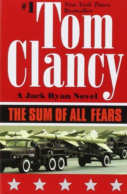 political thriller books tom clancy sum of all fears