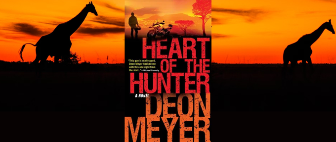 heart of the hunter book cover over an African sahara