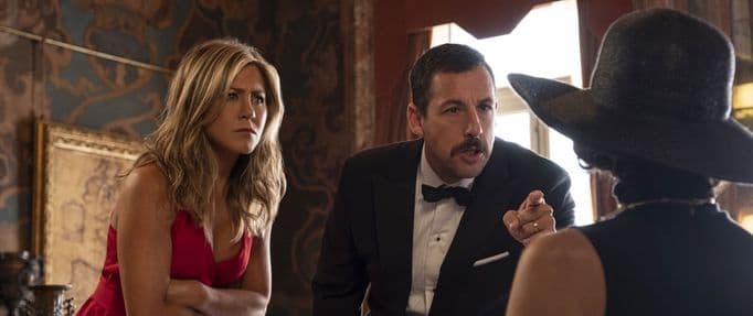 Jennifer Aniston and Adam Sandler Are Suspects in Murder Mystery