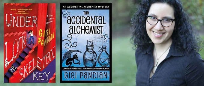 Gigi Pandian, author of Under Lock and Skeleton Key and The Accidental Alchemist