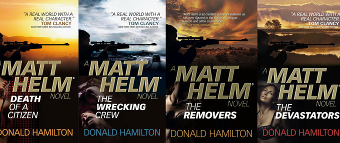 Matt Helm novels by Donald Hamilton