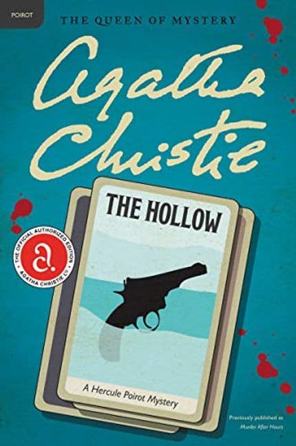 Book cover of mystery book The Hollow by Agatha Christie